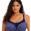 Elomi Energise Underwired Sports Bra - Navy Geo Elomi Energise Underwired Sports Bra - Navy Geo