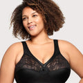 Glamorise Magiclift Original Wire-Free Support Bra - Black Glamorise Magiclift Original Wire-Free Support Bra - Black