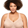 Glamorise MagicLift Wire-Free Front-Closure Racerback Bra - Cafe Glamorise MagicLift Wire-Free Front-Closure Racerback Bra - Cafe