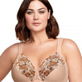 Glamorise WonderWire Front-Closure Bra - Cafe Print Glamorise WonderWire Front-Closure Bra - Cafe Print
