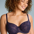 Panache Tango Underwired Balconnet Bra - Navy Panache Tango Underwired Balconnet Bra - Navy