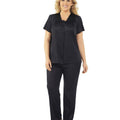 Exquisite Form Short Sleeve Pajamas - Midnight Black Exquisite Form Short Sleeve Pajamas - Midnight Black