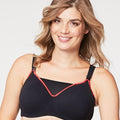 Cake Maternity Zest Flexi Wire High Impact Maternity & Nursing Sports Bra - Black Cake Maternity Zest Flexi Wire High Impact Maternity & Nursing Sports Bra - Black