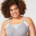 Cake Maternity Zest Flexi Wire High Impact Maternity & Nursing Sports Bra - Grey Cake Maternity Zest Flexi Wire High Impact Maternity & Nursing Sports Bra - Grey