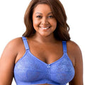 Elila Embroidered Lace Wire-Free Bra - Cobalt Elila Embroidered Lace Wire-Free Bra - Cobalt