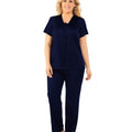 Exquisite Form Short Sleeve Pajamas - Navy Exquisite Form Short Sleeve Pajamas - Navy