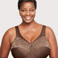 Glamorise Magiclift Original Wire-Free Support Bra - Mocha Glamorise Magiclift Original Wire-Free Support Bra - Mocha