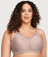 Glamorise MagicLift Seamless Support Wire-free T-Shirt Bra - Taupe Bras