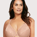 Glamorise WonderWire Front-Closure Bra - Cappuccino Glamorise WonderWire Front-Closure Bra - Cappuccino