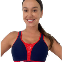 Shock Absorber Ultimate Run Wire-free Padded High Impact Sports Bra - Athletic Navy
