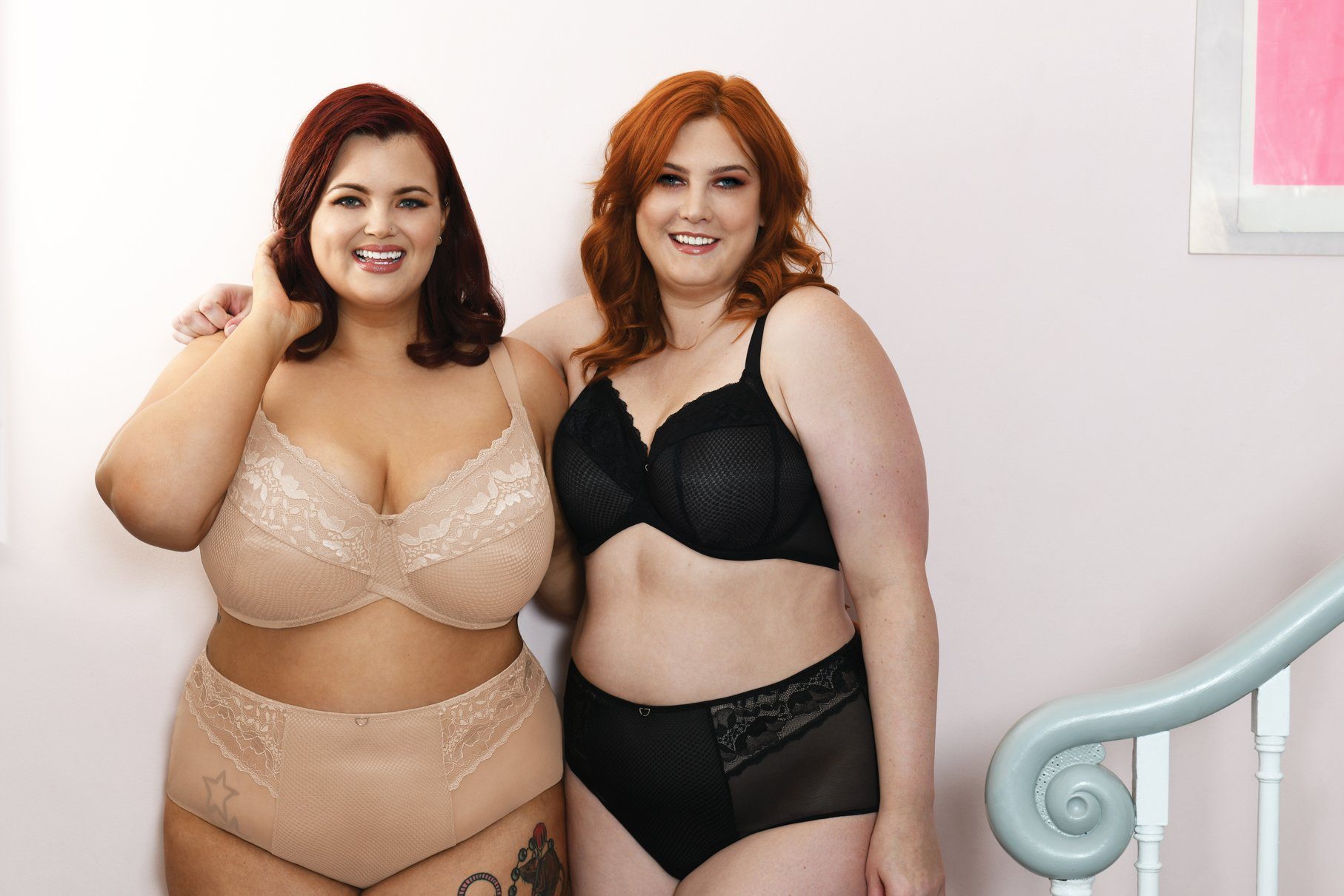 Comfortable Stylish plus size bra and panty sets Deals 