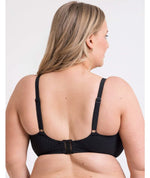 Curvy Kate Jet Set Balcony Bikini Top - Black Swim 