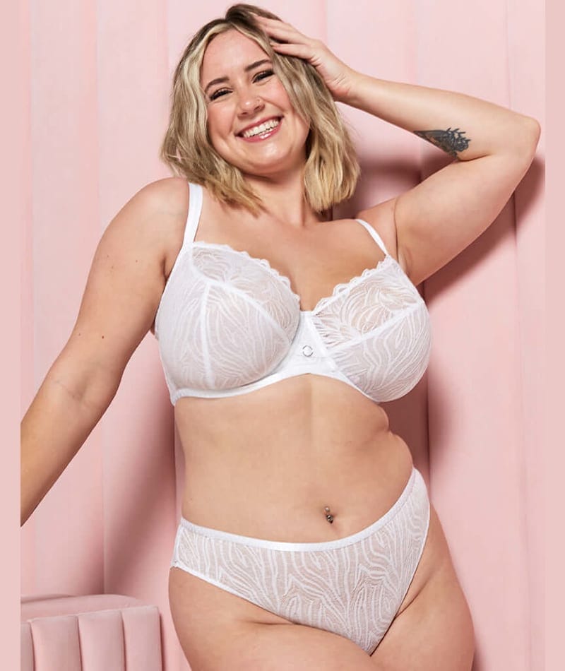 Curvy Kate Lace Daze Balcony Bra - White Bras 