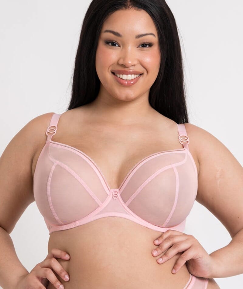 Curvy Kate Lifestyle Plunge Bra - Blush Pink Bras 