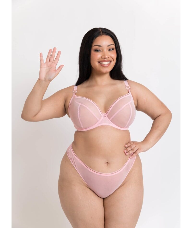 Curvy Kate Lifestyle Thong - Blush Pink Knickers 
