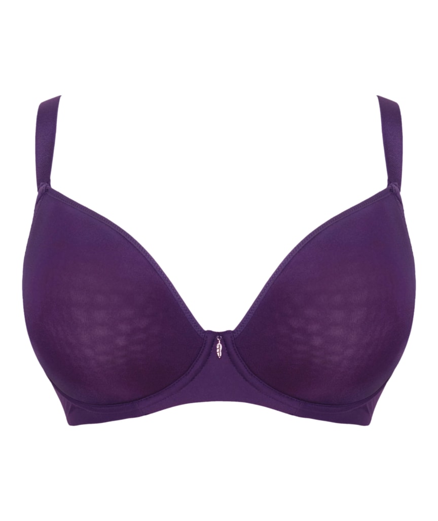 Curvy Kate Smoothie Spacer T-Shirt Plunge Bra - Deep Purple