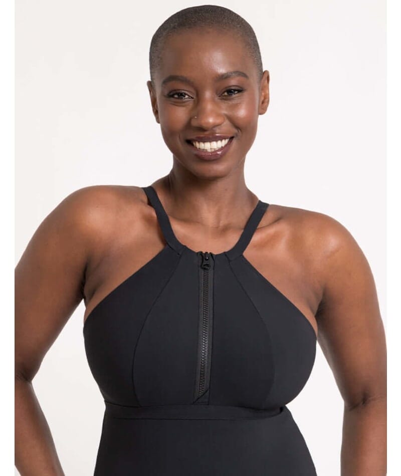 Curvy Kate Zip Tide Wire Free Multiway One Piece Swimsuit - Black Swim 