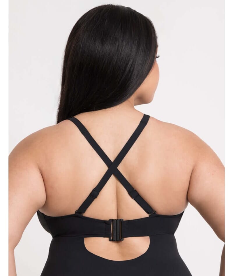 Curvy Kate Zip Tide Wire Free Multiway One Piece Swimsuit - Black Swim 