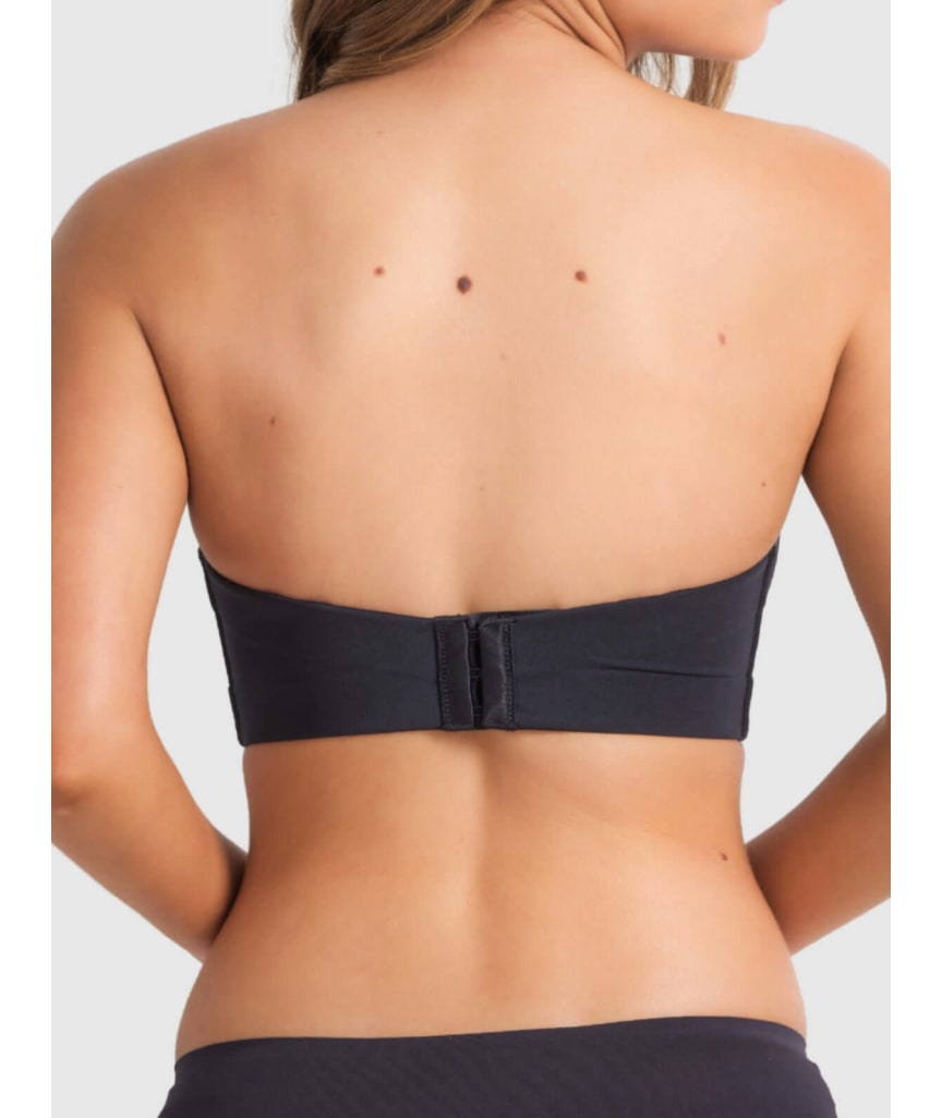 Finelines Attitude Full Figure Strapless Bra - Black