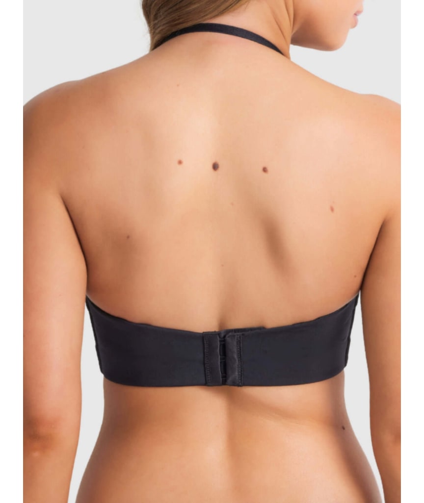 Finelines Attitude Full Figure Strapless Bra - Black