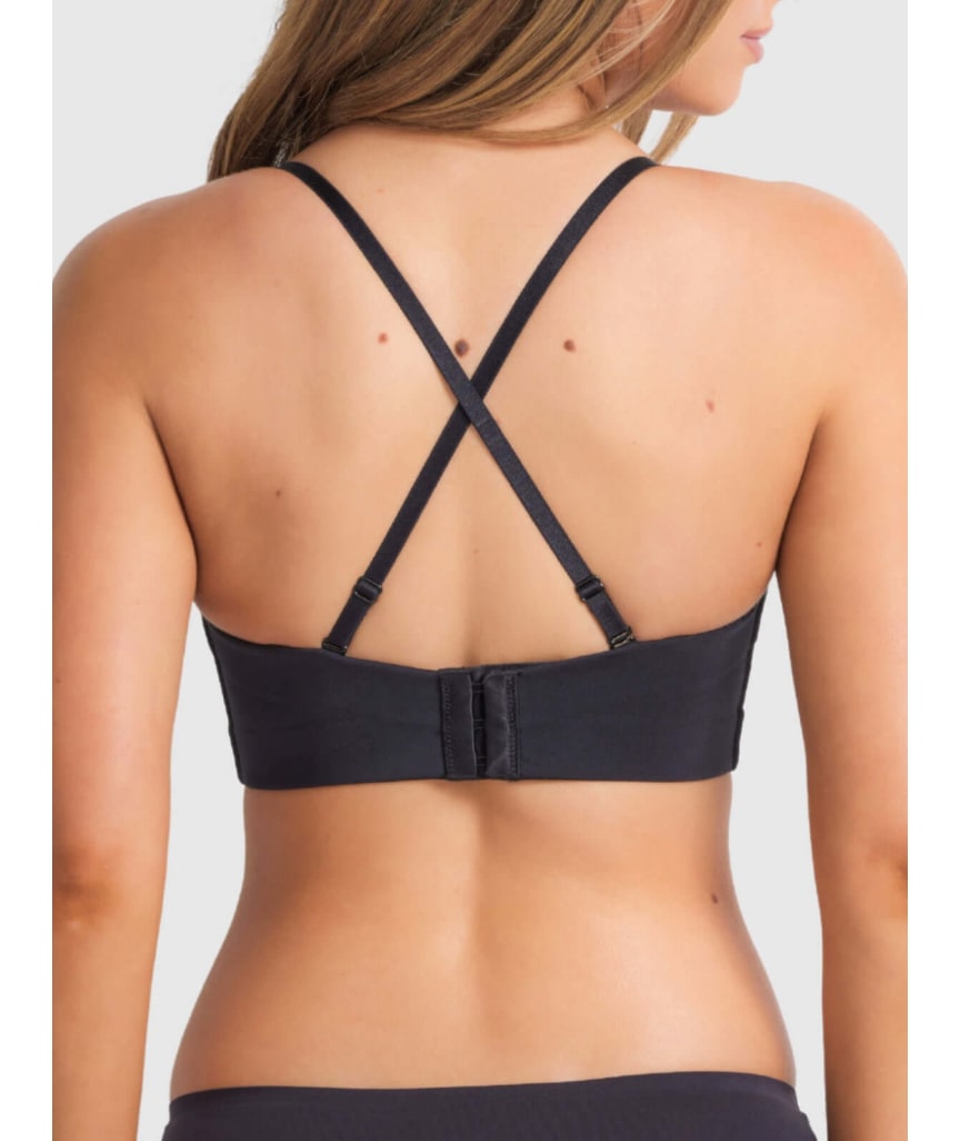 Finelines Attitude Full Figure Strapless Bra - Black