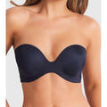 Finelines Attitude Full Figure Strapless Bra - Black