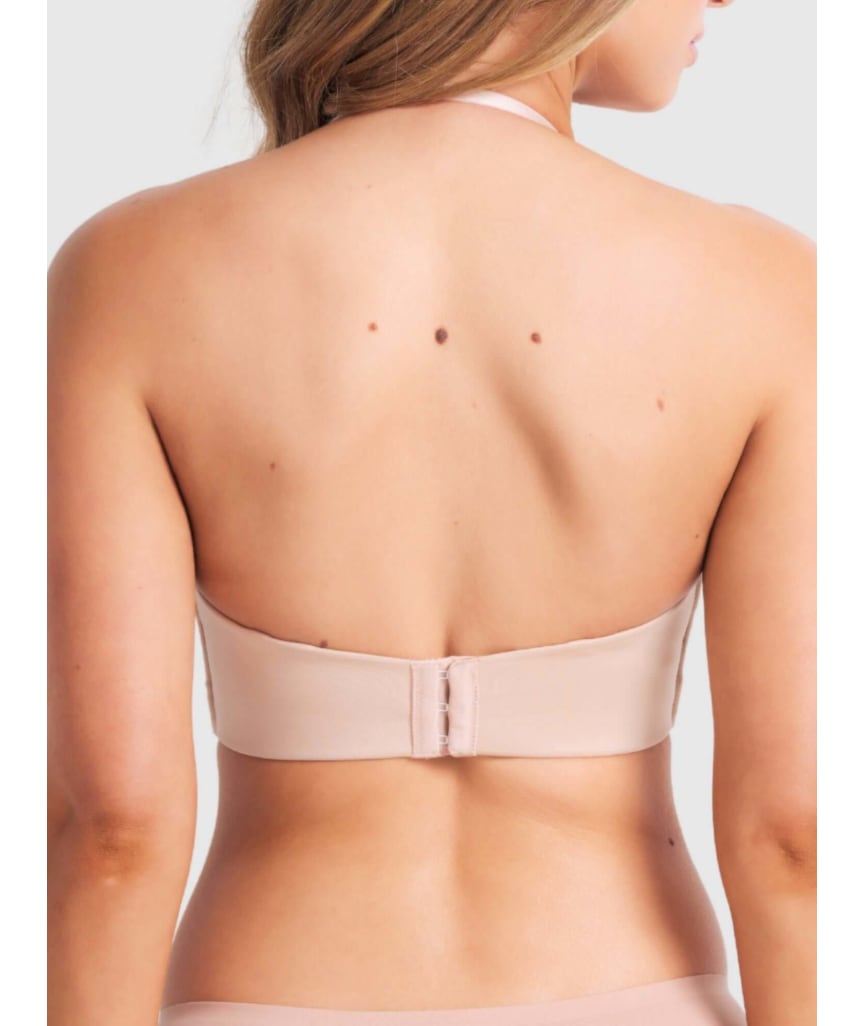 Finelines Attitude Full Figure Strapless Bra - Caramel