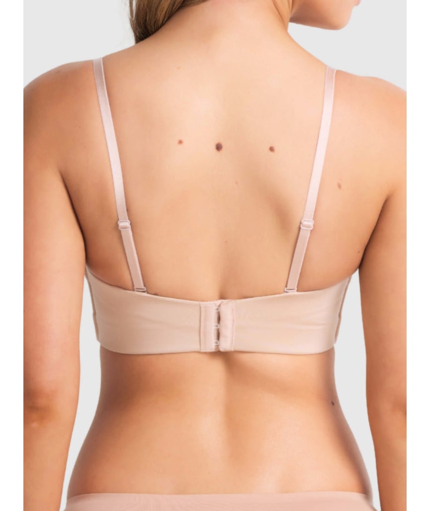 Finelines Attitude Full Figure Strapless Bra - Caramel