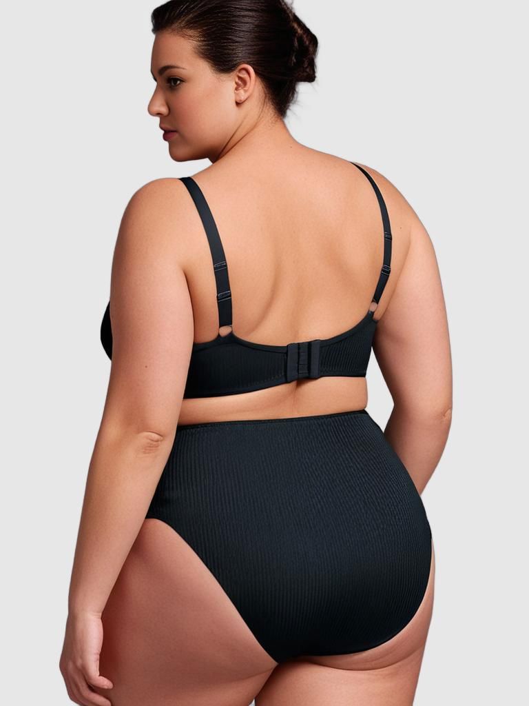 Ava & Audrey Jacqueline Minimiser Full Cup Underwire Bra - Black Bras 