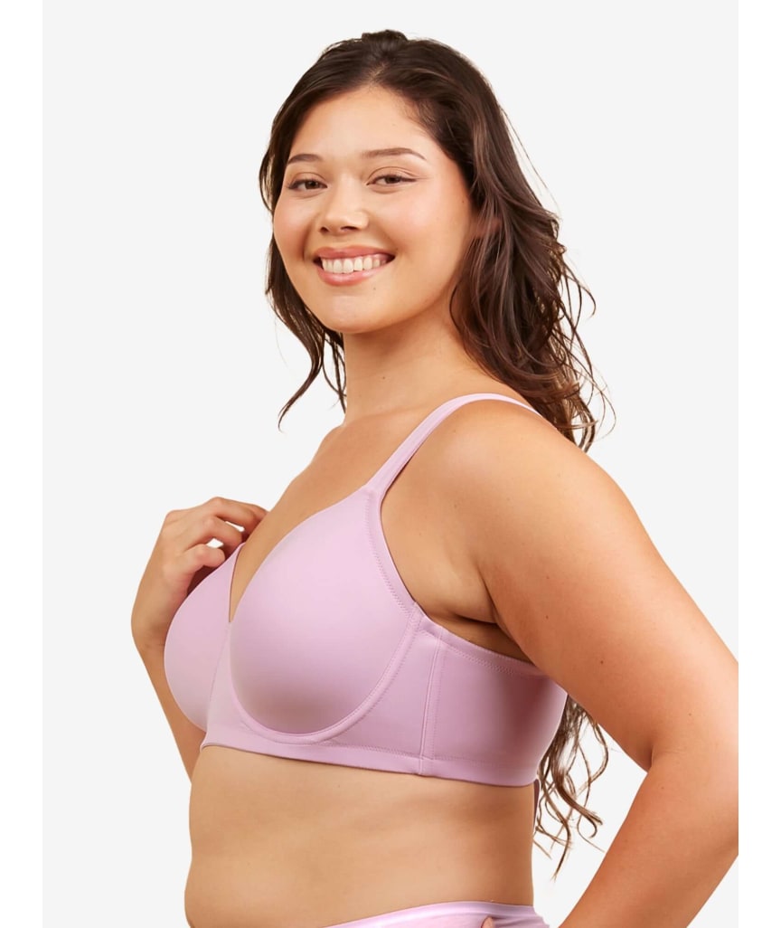 Leading Lady Brigitte Molded Padded Seamless Wire-free Bra - Orchid Bouquet