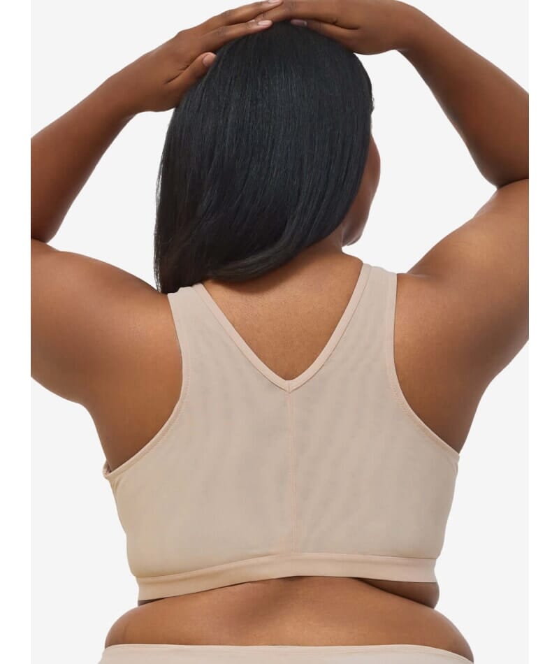 Plus Size Back Leading Lady Harper Plus Size Back Smoothing Wire-free Front Close Bra