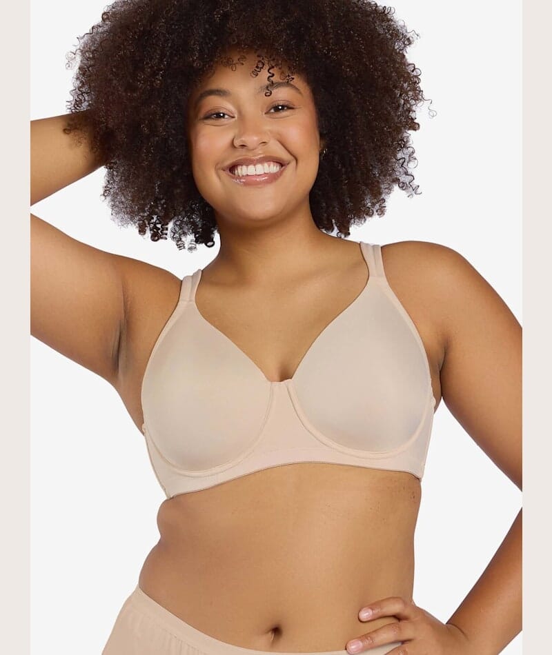 Leading Lady Molded Padded Seamless Wire-free Bra -Sand Bras 