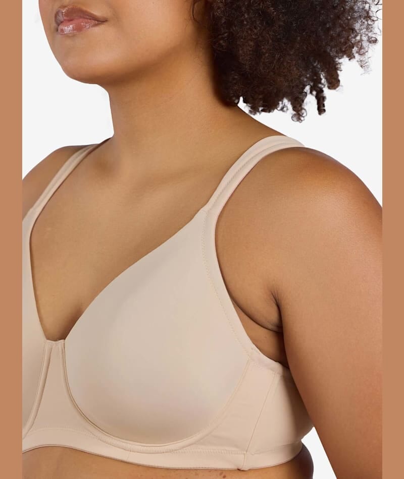 Leading Lady Molded Padded Seamless Wire-free Bra -Sand Bras 