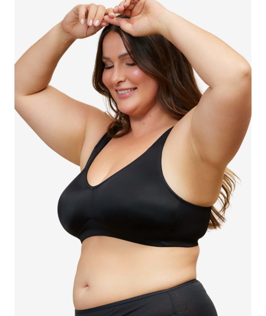 Leading Lady The Claire Wire-free Everyday Comfort Bra - Black