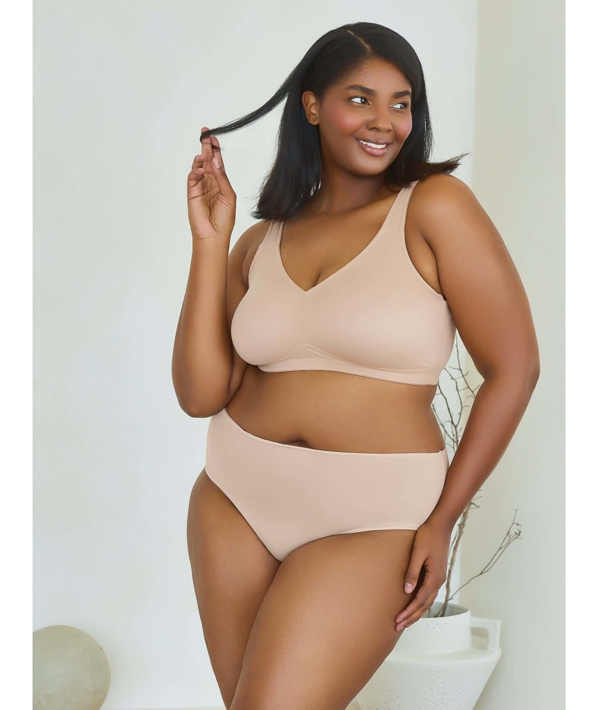 Leading Lady The Claire Wire-free Everyday Comfort Bra - Sand