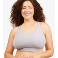 Leading Lady The Serena Wire-free Crop Top - Grey