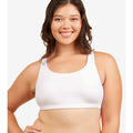 Leading Lady The Serena Wire-free Crop Top - White