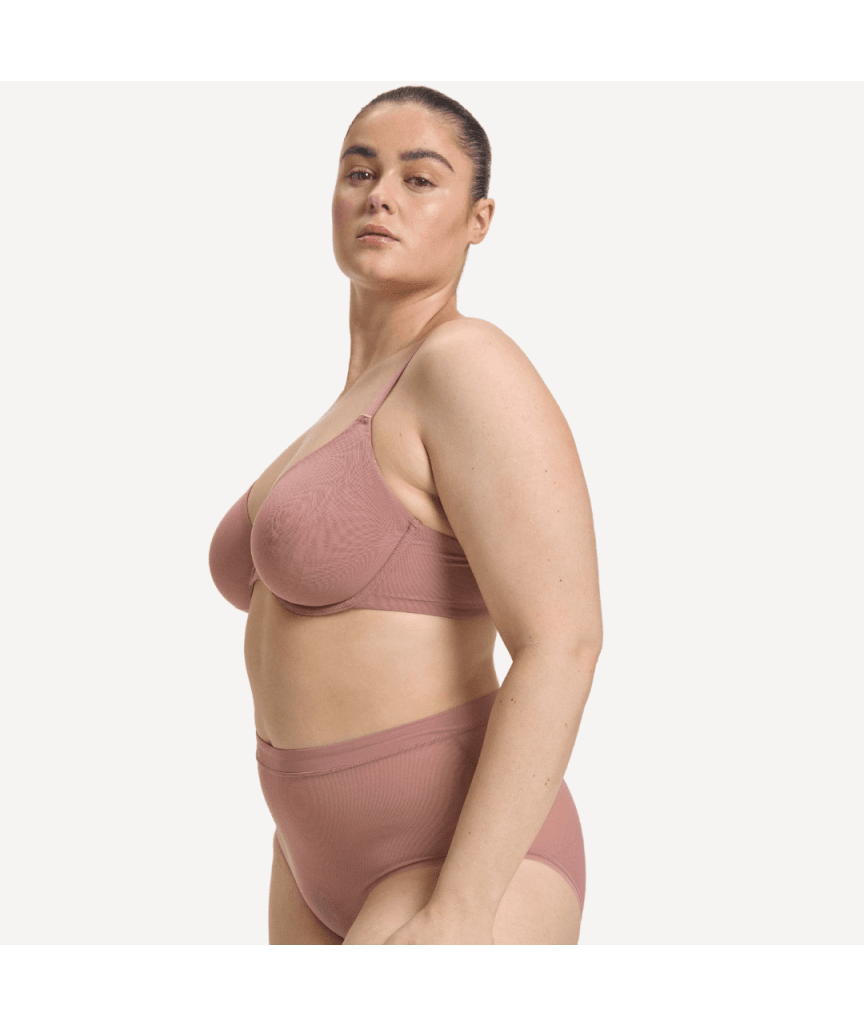 Nala Mesh Underwire Bra - Desert Dust