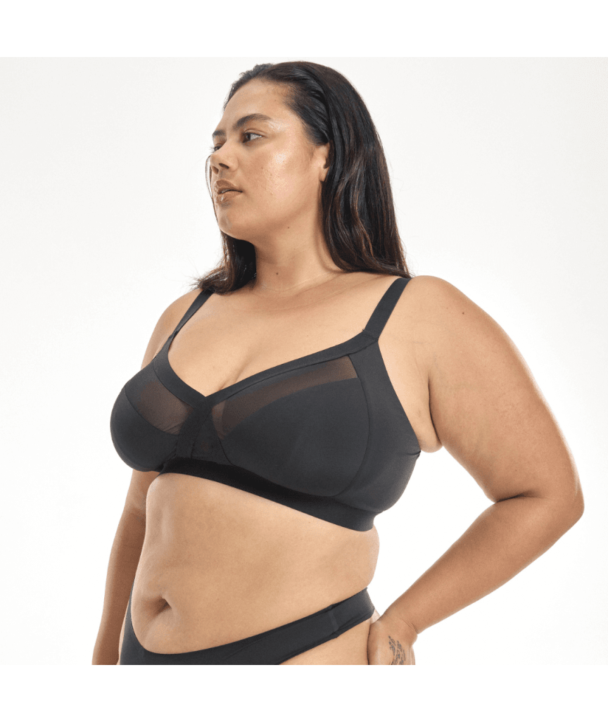 Nala Support Wirefree Bralette - Licorice