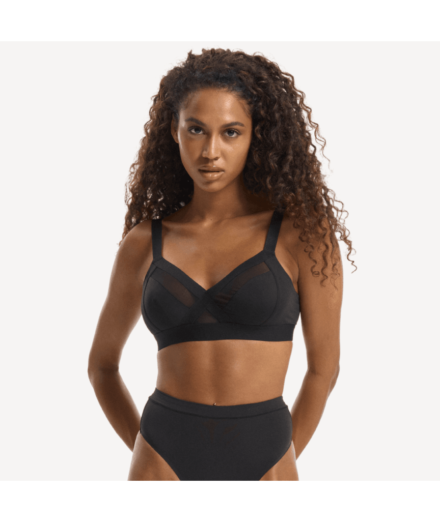 Nala Support Wirefree Bralette - Licorice