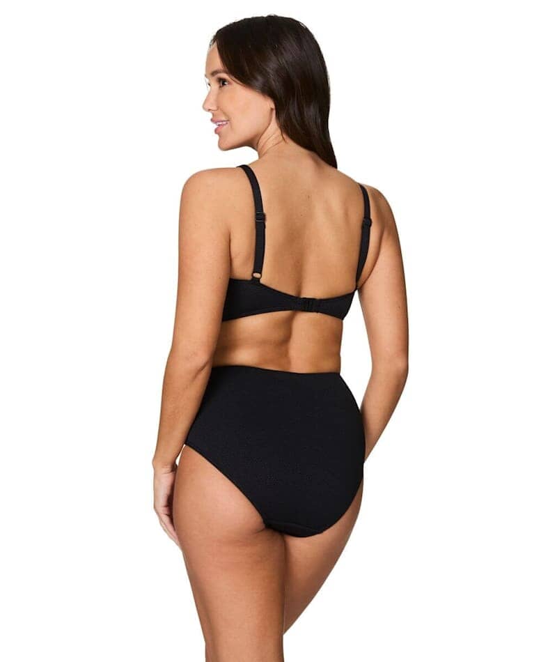 Nip Tuck Must Haves Bette High Waist Bikini Brief - Black Swim 