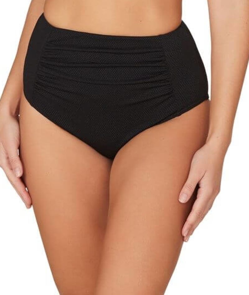 Nip Tuck Must Haves Bette High Waist Bikini Brief - Black Swim 
