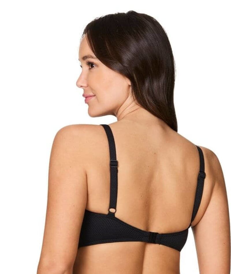 Nip Tuck Must Haves Loiuse Cross Front Bikini Top - Black Swim 