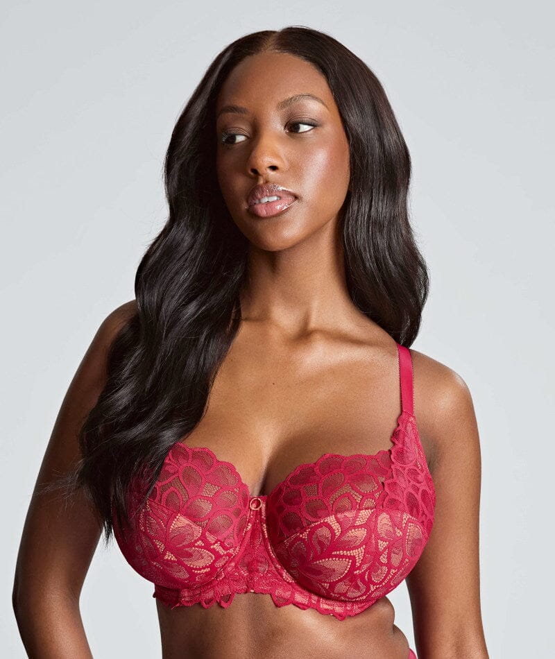 Panache Allure Underwired Full Cup Bra - Raspberry Bras 