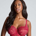 Panache Allure Underwired Full Cup Bra - Raspberry
