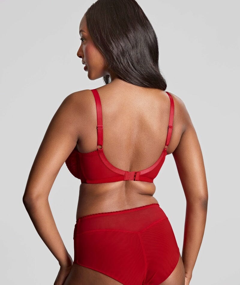 Panache Tango Lace Balconnet Underwire Bra - Scarlet Bras 