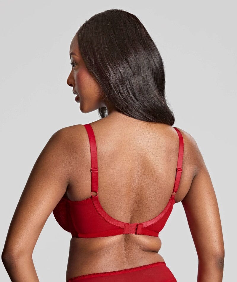 Panache Tango Lace Balconnet Underwire Bra - Scarlet Bras 