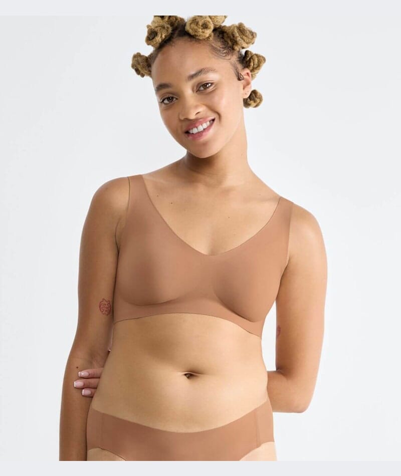 Sloggi ZERO Feel 2.0 Wire-free Bralette - Nostalgic Brown Bras 