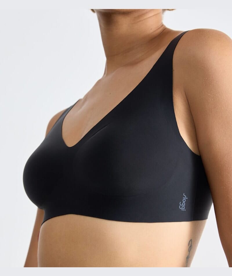 Sloggi ZERO Feel 2.0 Wire-free Soft Bra - Black Bras 