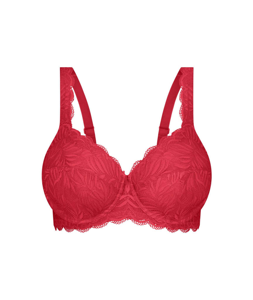 Triumph Essential Lace Balconette Bra - Mars Red